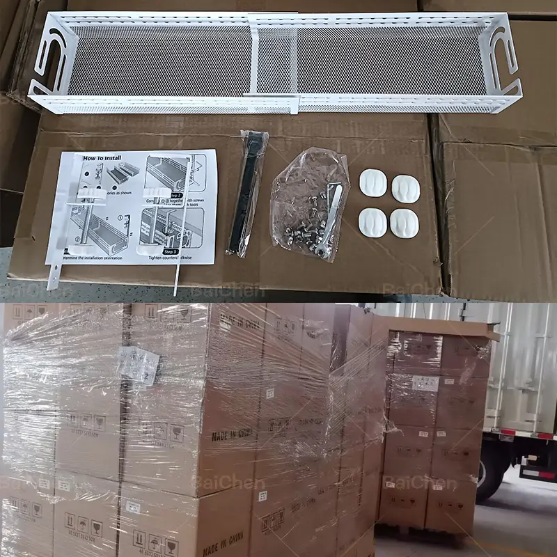 Cable trays and cable storage racks are being shipped 2