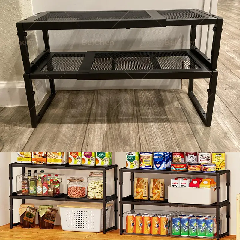 estantes de mesa de metal 2